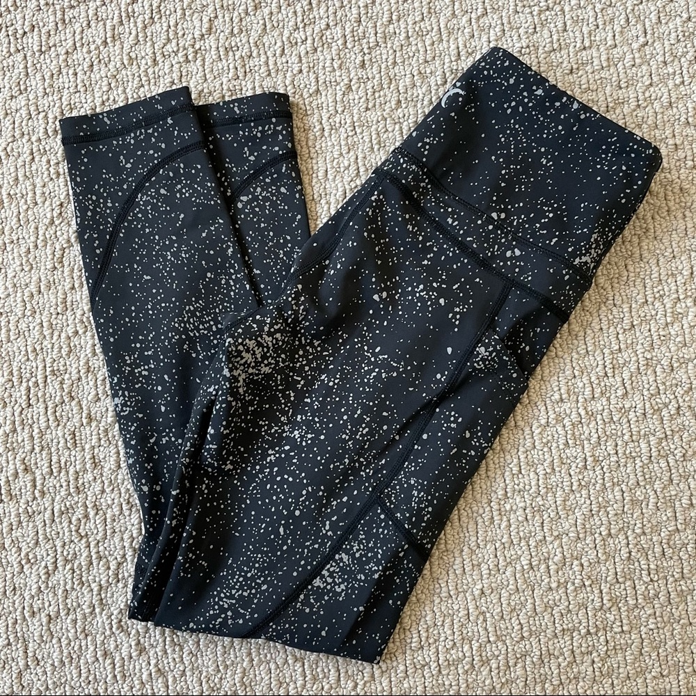 ZYIA Black Reflective Light n Tight Leggings